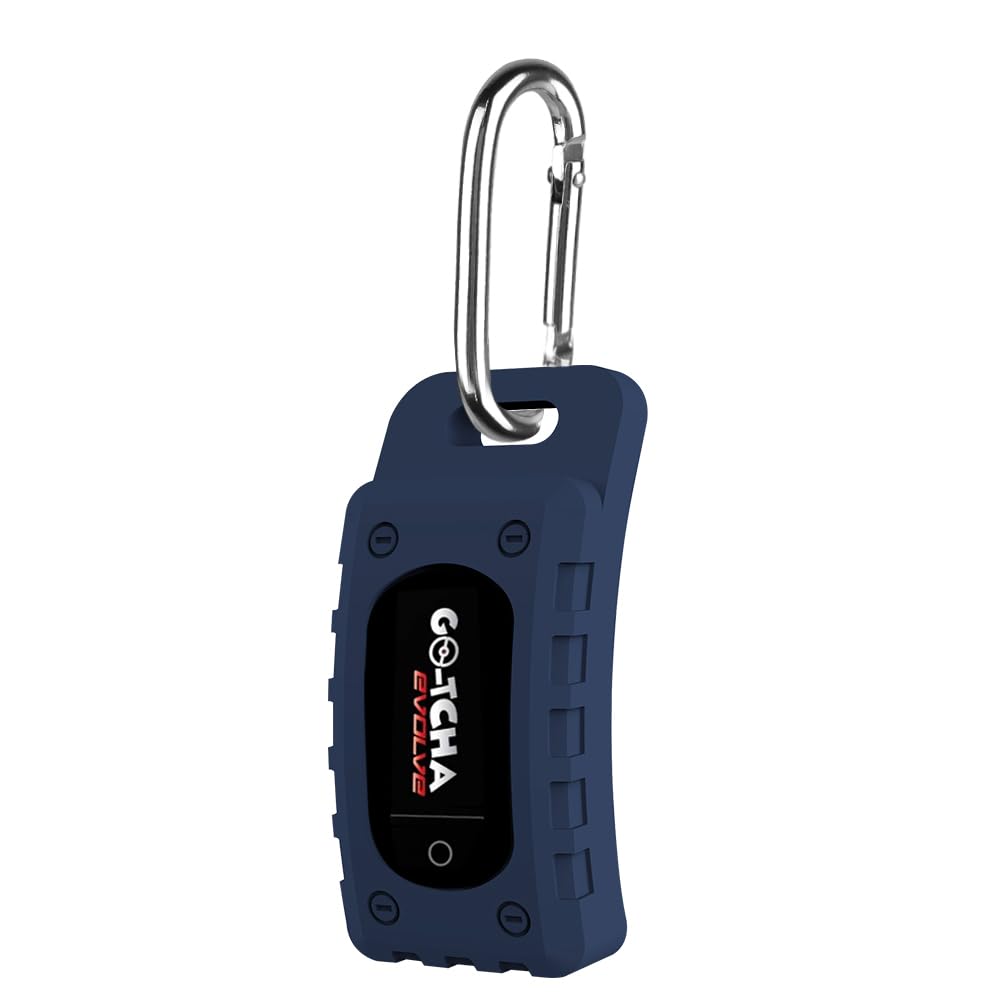 Photo 1 of Chanvoo Silicone Case for Go-tcha Evolve with Keychain Carabine (Blue)