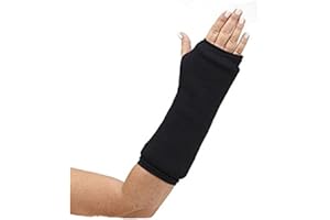 CastCoverz! Designer Arm Cast Cover - Black - Medium Short: 11" Length X 9" Circumference - Removable and Washable - Made in USA