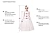 Abaowedding Lovely Flower Girl Dress Lace Long Sleeves Prom Gown White,Size 10