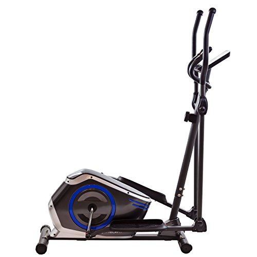 TechFit E410 Cross Trainer, Elliptical Bike Home, Weight Loss Machine Cardio Fitness Exercises, Magnetic Resistance Device Fit Indoor Spaces