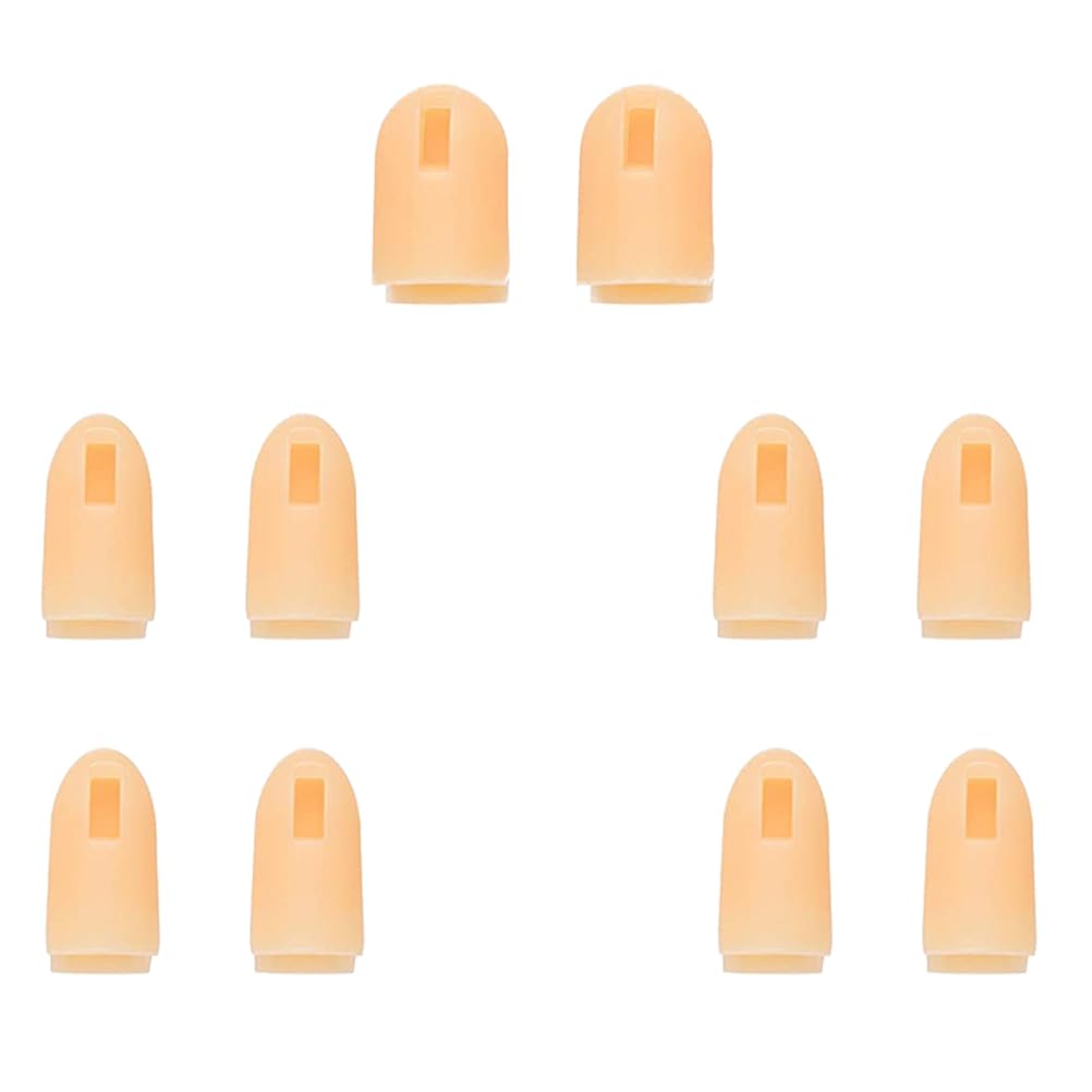 POPETPOP 10pcs Nail Fake Gloves Mannequin Hand Nail Tips Fingertip Replacement Accessory An Fittings Manicure Finger Cover Finger Cots Nail Practice Hands Hand Model Abs Human Body