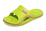 Girl Women New Style Spa Massage Foam Non-slip Bathroom Shower Household Beach Slipper Sandal (8 B(M) US, Green)