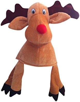 Fancy Dress Reindeer Hat with Legs And Antlers, Brown