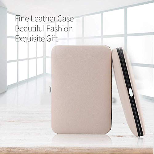 Nail Clippers Set Manicure Pedicure Kit - Manicure Set Women Professional Stainless Steel Pedicure Nail Clipper Tools With Grooming Travel Leather (7 in 1) - Thumbnail 4