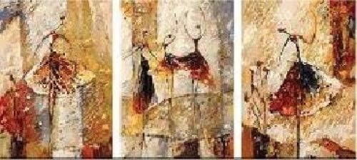 YEESAM ART New Paint by Numbers for Adults Set Pack of 3 Multi Pack Pieces Panels Canvas