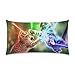 Bright Cat Fights Soft Pillow Case Cushion Cover 12 x 20 Inches