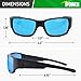 iPower Indoor Hydroponics Grow Room Light Glasses Goggles 1 Pack, HPS&MH, Blue