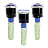 Hunter MP300090 3-Pack | MP Rotator Spray Nozzle | 22 to 30-Feet Radius | Adjustable from 90 to 210-Degree Arc | FEMALE-THREAD