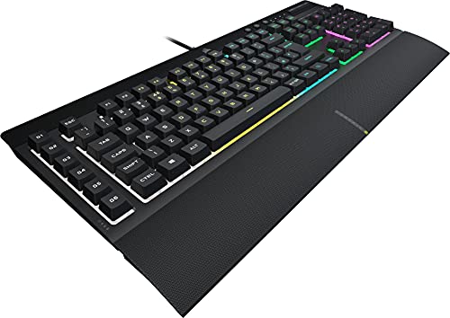 Corsair K55 Rgb Pro Membrane Wired Gaming Keyboard – Ip42 Dust And Spill-Resistant – 6 Macro Keys With Elgato Integration – Icue Compatible – Qwerty Uk – Pc, Mac, Xbox – Black - View 10