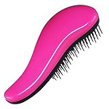 Detangling Brush, Glide Thru Detangler Hair Brush Comb for Adults and Kids, For Thin, Thick, Curly, Straight, Wet, Dry Hair (Pink)