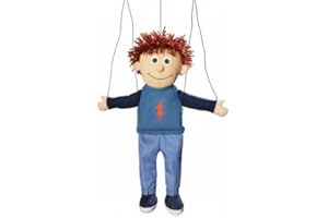 SILLY PUPPETS Tommy Peach Boy Marionette String Puppet