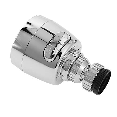 Kitchen Faucet Aerators Head Replacement 360° Rotating Water-saving Nozzle 22mm Stainless Steel Kitchen Utensils Built-in Filter Faucet Bubbler with Dual Mode