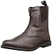 TuffRider Men's Barouque Front Zip Paddock Boots with Metal Zipper