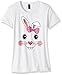 Bunny Face Cute Bow Little Easter Bunny Kids T-Shirt Girls