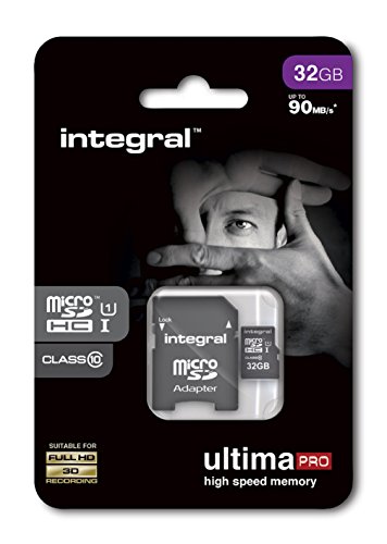 Integral-INMSDH32G10-90U1-UltimaPro-32-GB-MicroSDHC-Class-10-Memory-Card-up-to-90-MBs-U1-Rating-Black