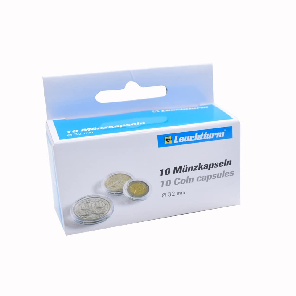 Leuchtturm coin capsules inner diameter 32 mm