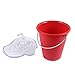 zoohot Creative Pencil Holder, Design Floating Bucket Pen Case Container Ideal Desk Accessory , Cute Pencil Holder for Desk,Red