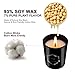Yinuo Mirror Scented Candles Gift Set, Red Flame Votive Candle Natural Soy Wax 2.5 Oz Per Cup Glass Women Gift with 7% Essential Oils Strongly Fragrance for Stress Relief and Aromatherapy – 6 Packthumb 2