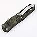 OTF Safety Knife Double Action Dual Edge Black Military Camo Style