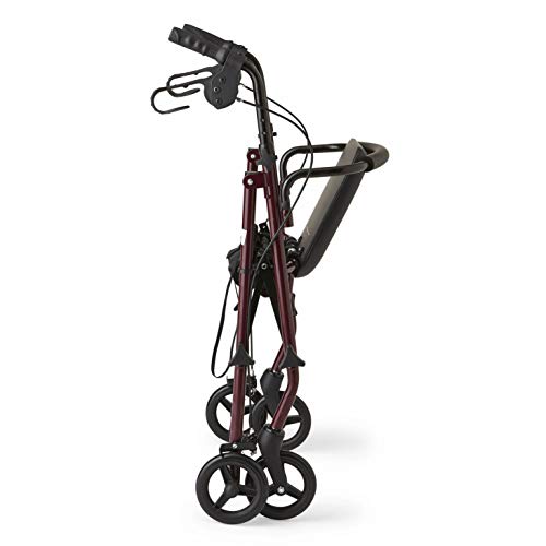 Healthcare Direct Steel Rollator Walker with 350 lb. Weight Capacity