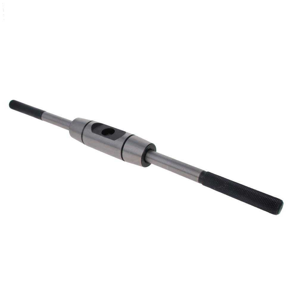Utoolmart Adjustable Tap Wrench Handle, for Metric M10-M16 Taps, Hand Taps Holder Tap Reamer Tapping Wrench Tool, Die-casting Body