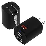 USB Wall AC Charger, EZOPower 3.1A 15W Dual Port USB Wall AC Charger Adapter for Apple iPhone 7 / 7 Plus / 6S / 6S Plus / 6 / 6 Plus, Samsung Galaxy Note 5 / 4 iOs Android Window Cell Phone