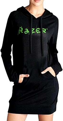 Womens Razer Hoodies &amp; Sweatshirts Dress With Sleeve