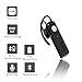 Bluetooth Headset with Mic Noise Cancelling,Wireless Bluetooth Headphone Earpiece V4.2, Hands Free Waterproof HD Stereo Earbuds Slide ON/Off Earphone Black