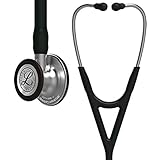 3M Littmann 6152 Cardiology IV Stethoscope, Standard-Finish Chestpiece, 27", Black Tube