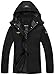 wantdo Women's Breathable Hiking Rain Jacket Lightweight Windproof Raincoat