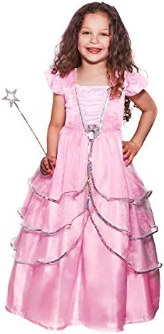 Crystal Pink Princess Costume With Toy Wand (age 3-5 years)