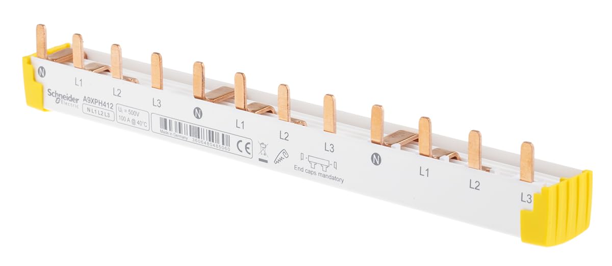 Schneider A9XPH412 Acti 9 components 4 Pole, White