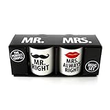 Our Name is Mud Mr. and Mrs. Stoneware Coffee Mug Set (Kitchen)