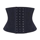 Lover-Beauty Women's Latex Short Torso Waist Trainer Corset Training Shaper