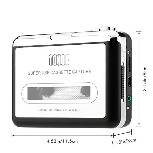 1 TONOR+Portable+Cassette+Player+Converter