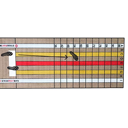 Baseball/Softball Pitching Mat Mound Overlay Stance & Stride Throwing
