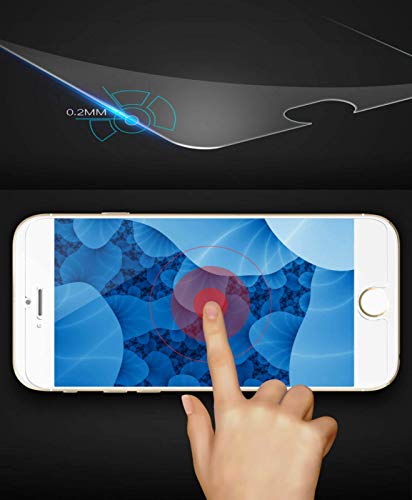 Screen Protector for iPhone 4.7-Inch, Tempered Glass Film for Apple iPhone 8 & iPhone 7 & iPhone 6s, 2-Pack Clear