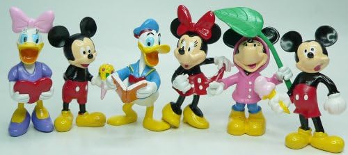 DISNEY MICKEY MOUSE 3"FIGURE COLLECTION 6pcs/set
