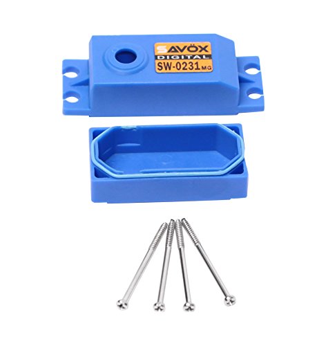 Savox Servos SCSW0231MG Top & Bottom Case with Screws
