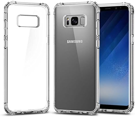 lovetosell123 Galaxy S8 Case Clear, [Support Wireless Charging] Ultra Thin Clear Soft TPU, Four Corners Thicken Shockproof, Non-Slip, Protect Cover for Galaxy S8 Case