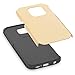 S7 case, Galaxy S7 Case, kaesar [Slim Fit] [Shock Absorption] 2-Piece Hybrid Dual Layer Shockproof Hard Cover Silicone Skin Case for Samsung Galaxy S7 - GOLD