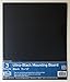 Crescent Ultra-Black  #8 Mounting Board, Double-sided, Value Pack, 3 Count, 9