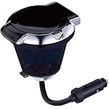 Naporekkusu ashtray vehicles flexible ash drink holder type black LED with Fizz-883