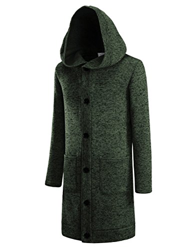 long cardigan with hoodie