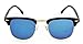 Flowertree Rs5141 Browline 47mm Sunglasses (M-black+blue)