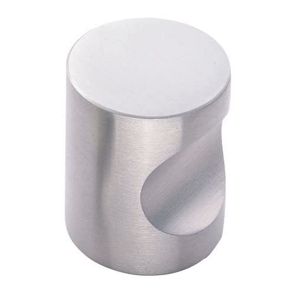 Carlisle Brass FTD430APS FTD Stainless Steel Cylindrical KNOB 16MM, Polished Steel, 16 mm