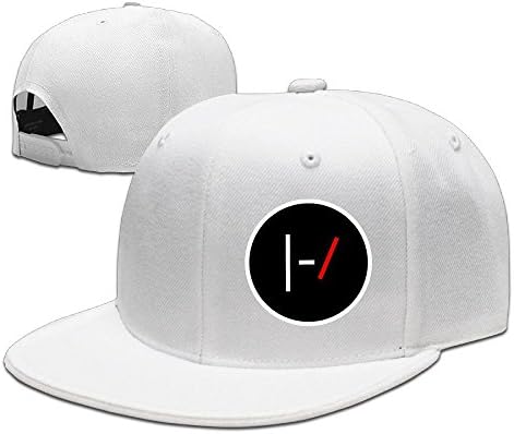 XSSYZ Twenty One Pilots Flat Bill Snapback Baseball Cap White
