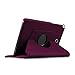 Fintie Rotating Case for Samsung Galaxy Tab A 8.0 (2015 Old Model), Premium PU Leather 360 Degree Swivel Stand Cover Auto Sleep/Wake for Galaxy Tab A 8.0 SM-T350/P350 2015, Purple