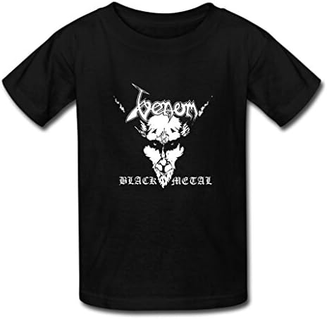 Printed Men's Venom Band Tee Shirt Custom Crew Neck T-Shirt US XXXL Black