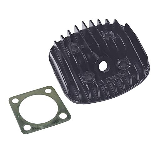 NAVARME Black 47mm Cylinder Head Set For 80CC Motorized Bicycle Bike Engine Parts